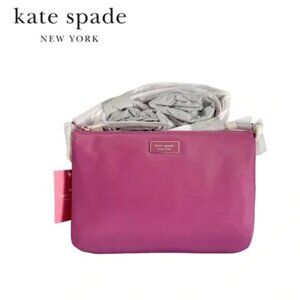 15 | 🍁Kate Spade Triple Gusset Crossbody Bag (Dawn)